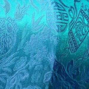 Turqoise silk lantern balloon