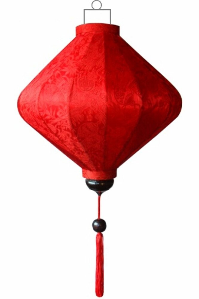 Red silk lantern diamant