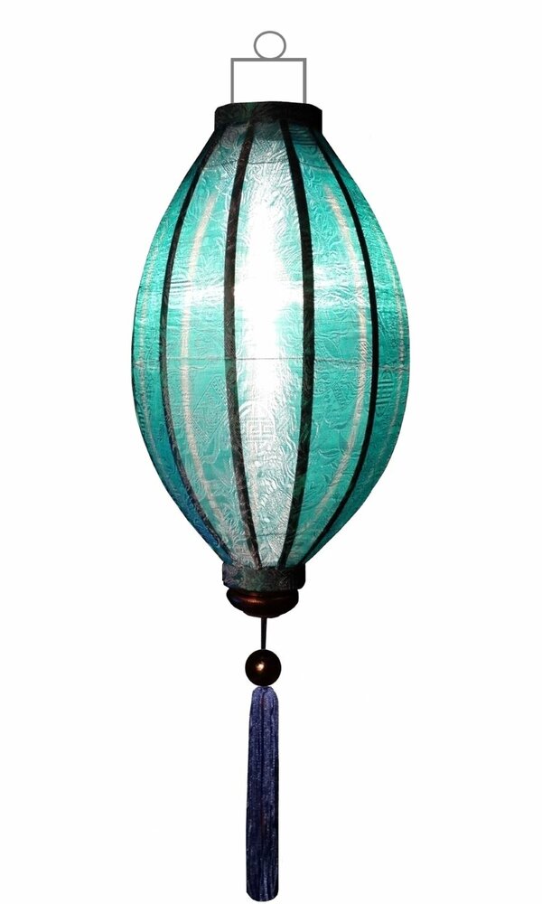 Turqoise silk lantern mango