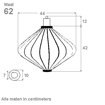 Outdoor lampion Diamant Copper / Gold