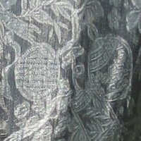 Silver silk lantern balloon