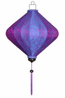 Purple silk lantern diamant