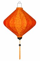 Orange silk lantern diamant