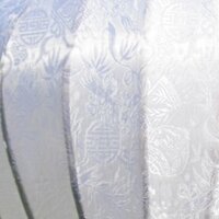 White silk lantern diamant