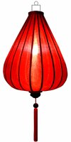 Red silk lantern tear drop
