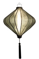 Silver silk lantern diamant