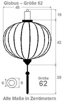 Red silk lantern round