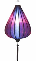 Purple silk lantern tear drop