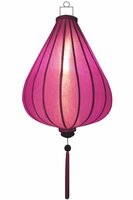 Pink silk lantern tear drop