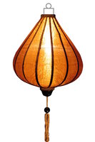 Copper silk lantern tear drop