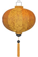 Copper silk lantern round