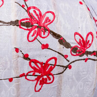 Cherry blossom Japanese silk lantern