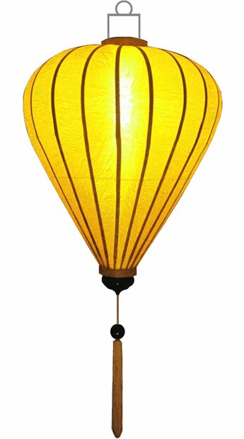 Yellow silk lantern balloon