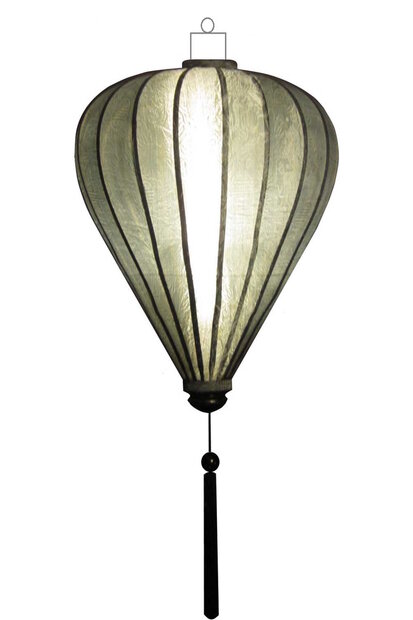 Silver silk lantern balloon
