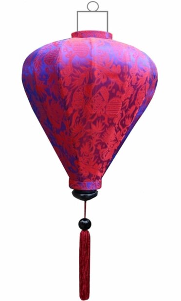 Indigo silk lantern balloon