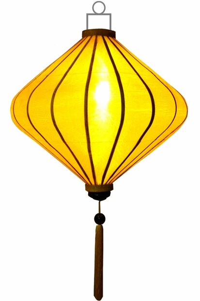 Yellow silk lantern diamant