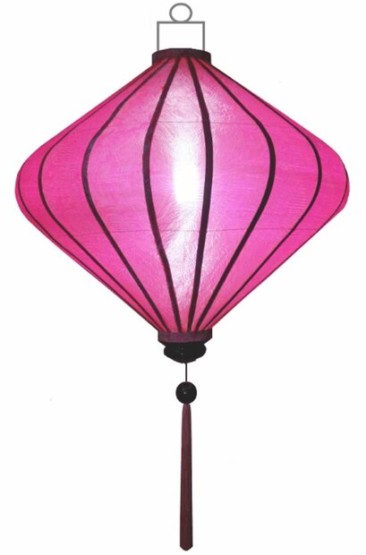 Pink silk lantern diamant