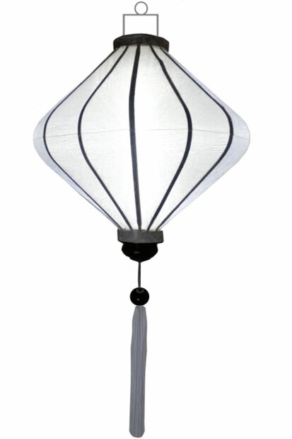 White silk lantern diamant