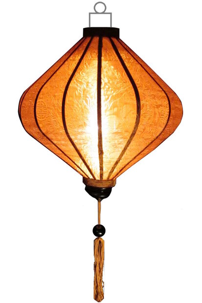 Copper silk lantern diamant