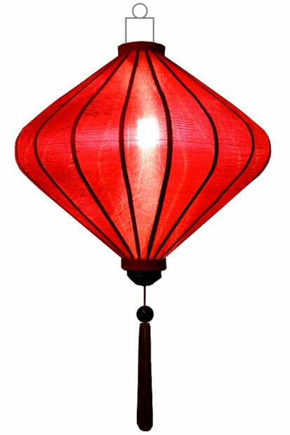 Red silk lantern diamant