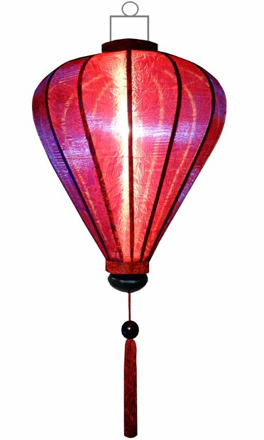 Indigo silk lantern balloon