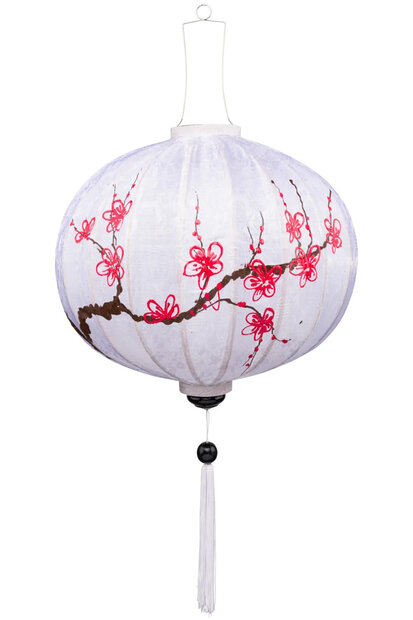 Cherry blossom silk lantern